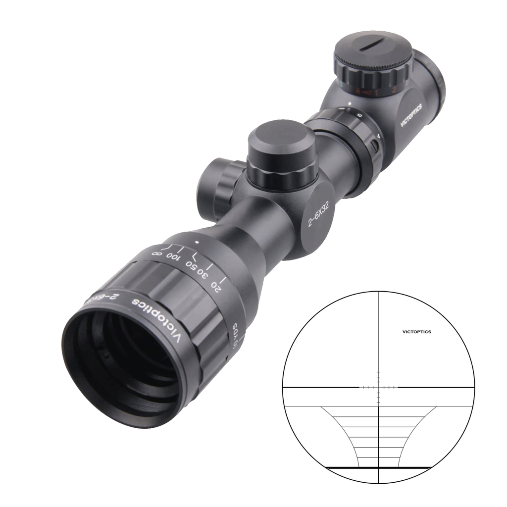 Luneta 2-6x32 AOE 1/4 MOA - Victoptics OPSL09
