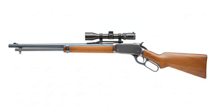 Carabina Puma .357 lever-action com luneta scout