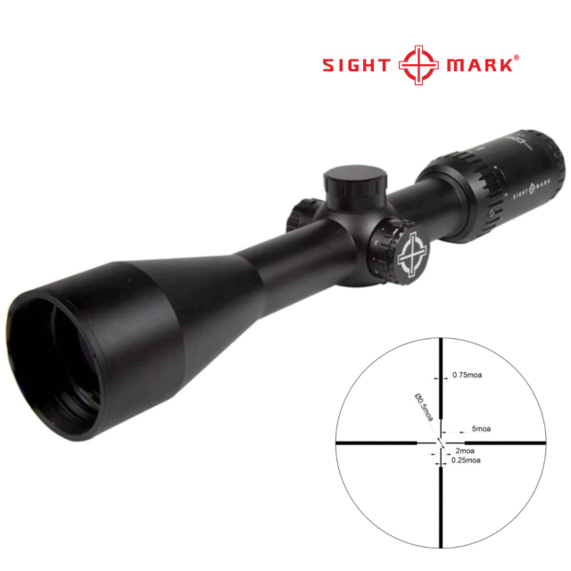 Retículo MOA na Sightmark Core 3-9x40