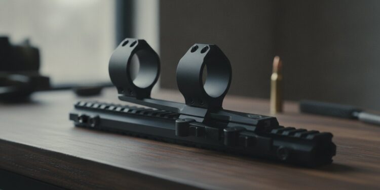 Mount Cantilever 30mm p/ picatinny 21mm LQD Ajuste Rápido Tactical - SightMark SM34020