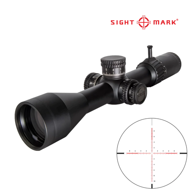 Retículo MIL/MRAD na Sightmark Presidio FFP