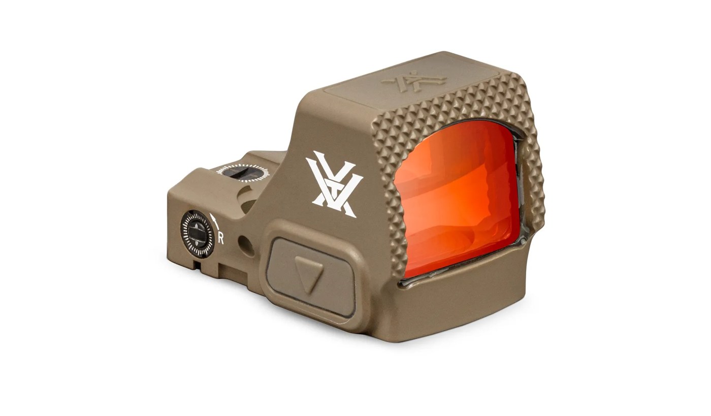 Red dot Vortex Defender-ST 3 MOA na cor Tan, código DFST-MRD3-T, render oficial