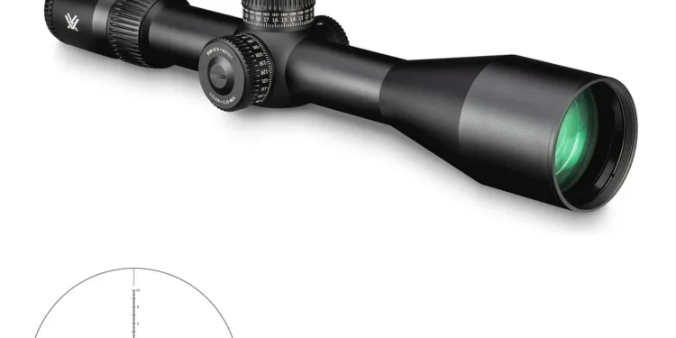 Luneta 5-25x56 FFP Venom 34mm EBR-7C MRAD 1/10 MRAD- Vortex Optics VEN-52502, foto real do produto