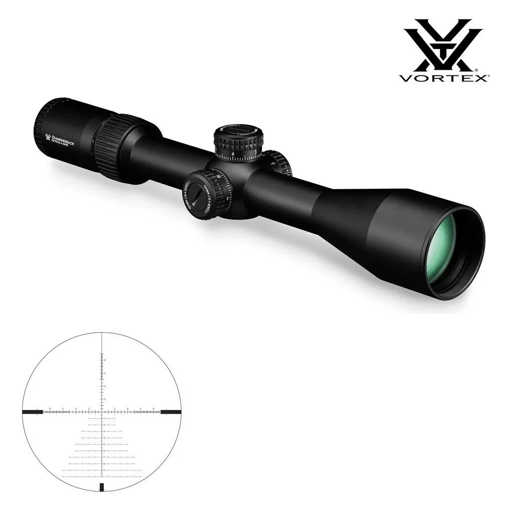Luneta Diamondback Tactical 6-24x50 FFP 1/10 MRAD - Vortex Optics, detalhe do produto