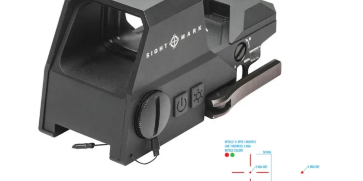 Red dot & Green dot Ultra Shot R-Spec QD (4 retículos) - SightMark SM26031, foto real do produto