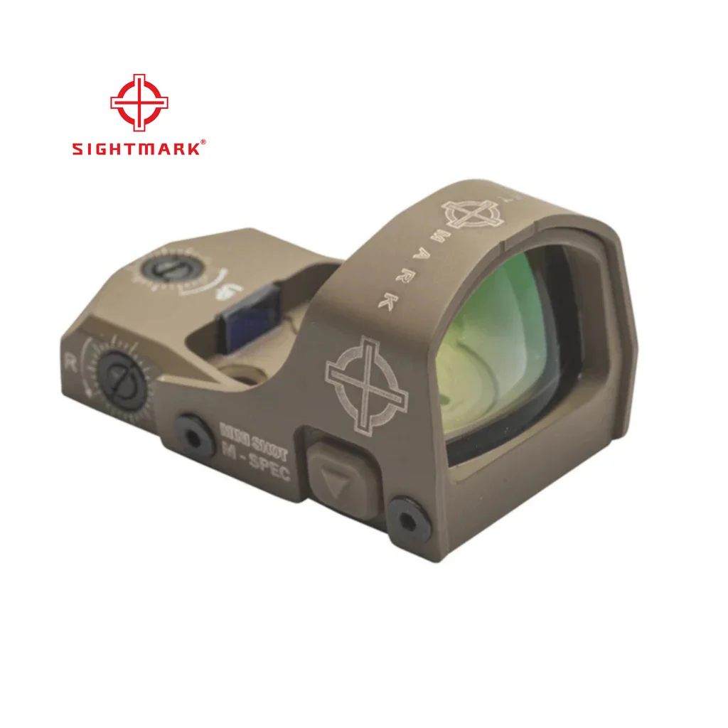 Red dot Mini Shot M-Spec FMS Dark Earth Docter - SightMark, detalhe do produto