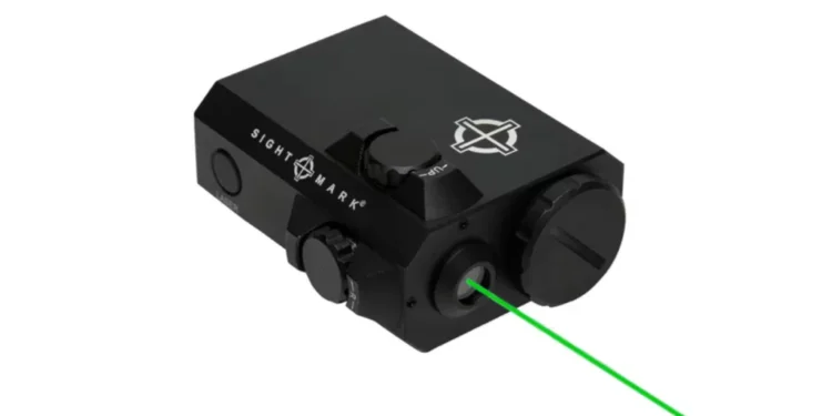 Mira Laser verde LoPro Mini - SightMark SM25016, foto real do produto