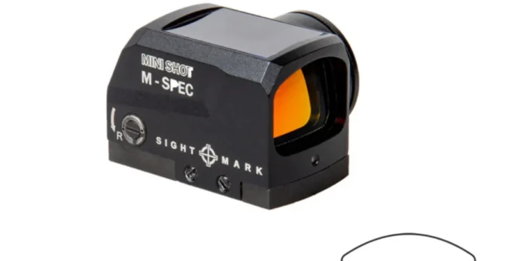 Red dot Mini Shot M-Spec M3 Micro Solar RMSc - SightMark SM26050, foto real do produto