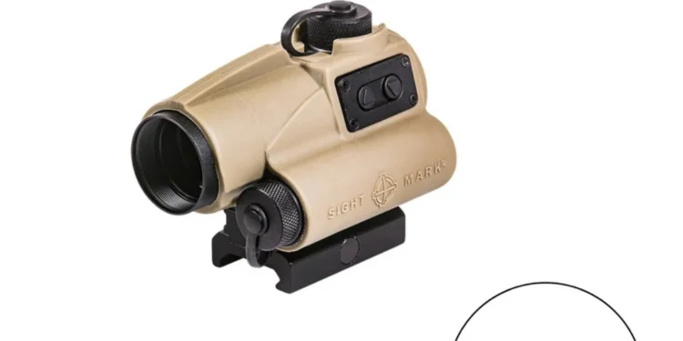 Red dot Wolverine CSR 4 MOA FDE - SightMark SM26021DE, foto real do produto