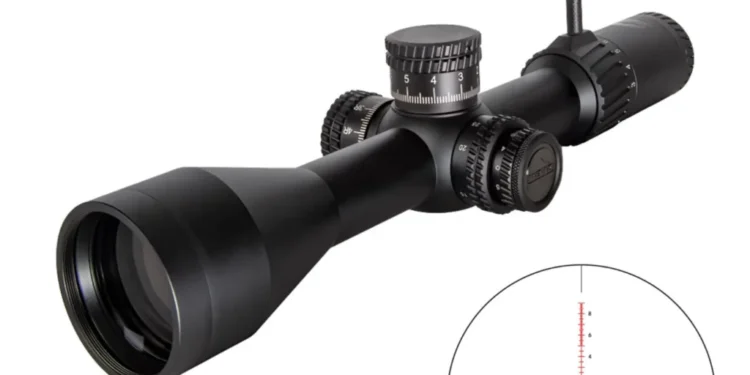 Luneta Presidio 3-18x50 MR2 FFP 1/10 MRAD - Sightmark SM13141MR2, foto real do produto