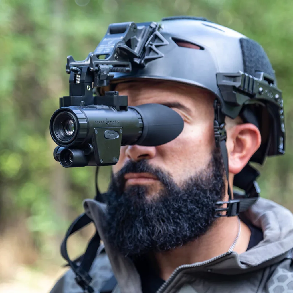 Monóculo Wraith 4K visão noturna colorida - SightMark (dia e noite), detalhe do produto