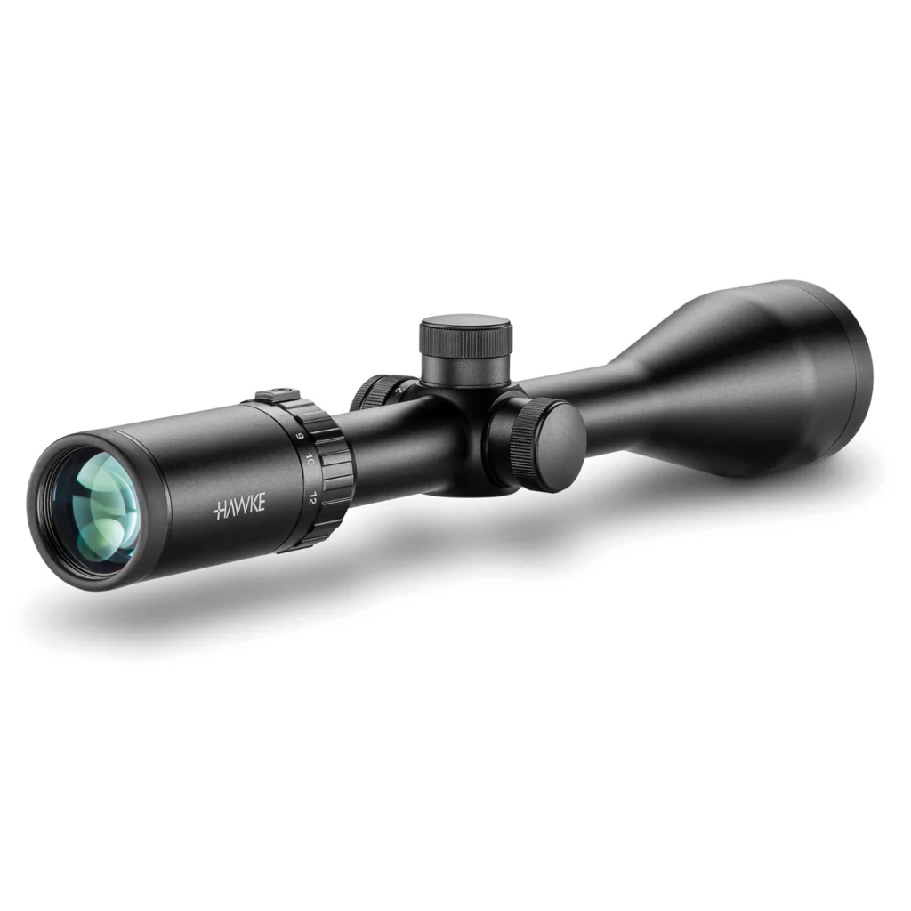Luneta Vantage 4-12X50 SFP (p/ Rifle .22) Subsonico 1/4 MOA - Hawke Optics COD 14251, detalhe do produto