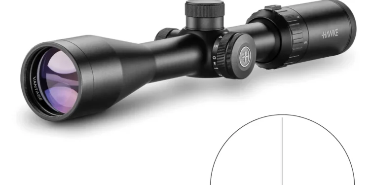 Luneta 3-9x40 Vantage L4A DOT SFP 1/4 MOA - Hawke COD 14218, foto real do produto
