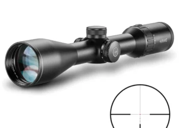 Luneta Endurance 2.5-10x50 LR Dot (8x) SFP 1/4 MOA - Hawke COD 16320, foto real do produto