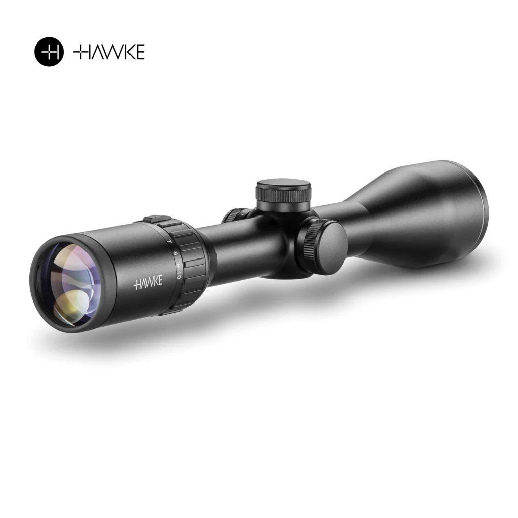 Luneta Endurance 2.5-10x50 LR Dot (8x) SFP 1/4 MOA - Hawke COD 16320, detalhe do produto