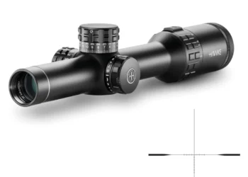 Luneta Frontier FD 1-10x24 SFP 1/4 MOA - Hawke COD 18411, foto real do produto