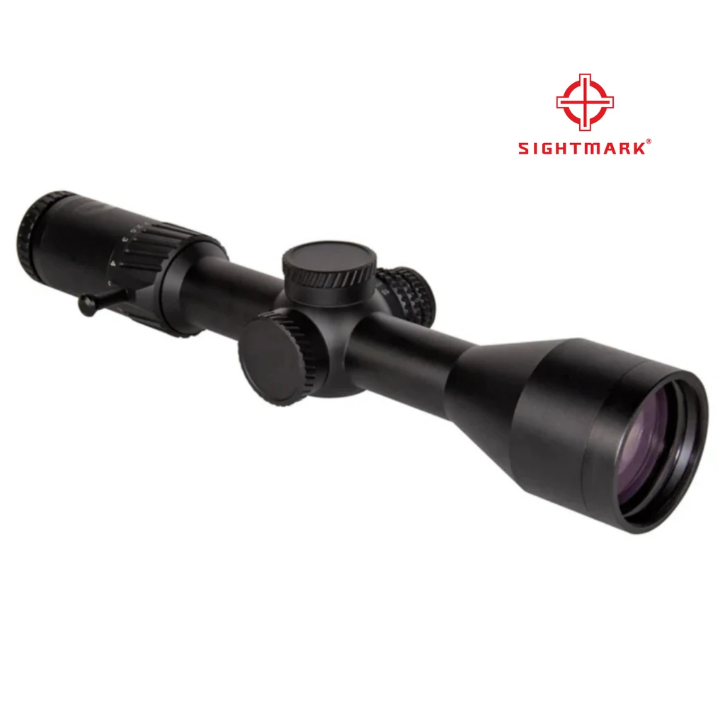 Sightmark Presidio 2-12x50 HDR-1, detalhe da torre de paralaxe