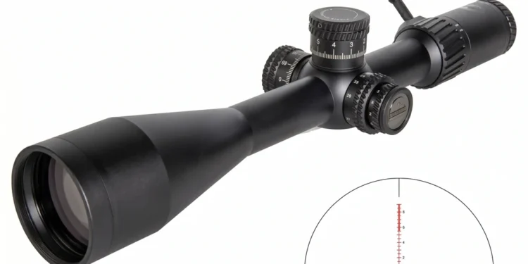 Luneta Sightmark Presidio 5-30x56 LR2 FFP, foto real do produto