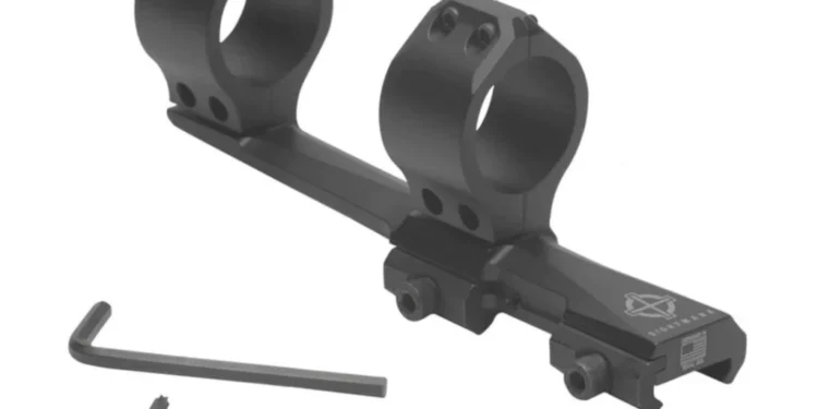 Mount Cantilever Sightmark SM34019 30mm, foto real do produto
