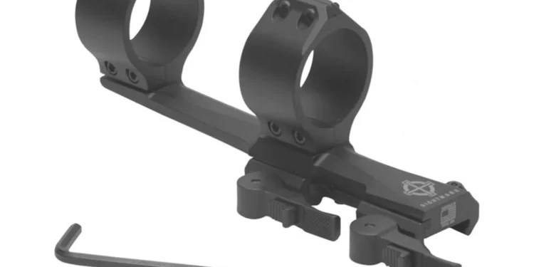 Mount Cantilever Sightmark SM34020 30mm LQD, foto real do produto