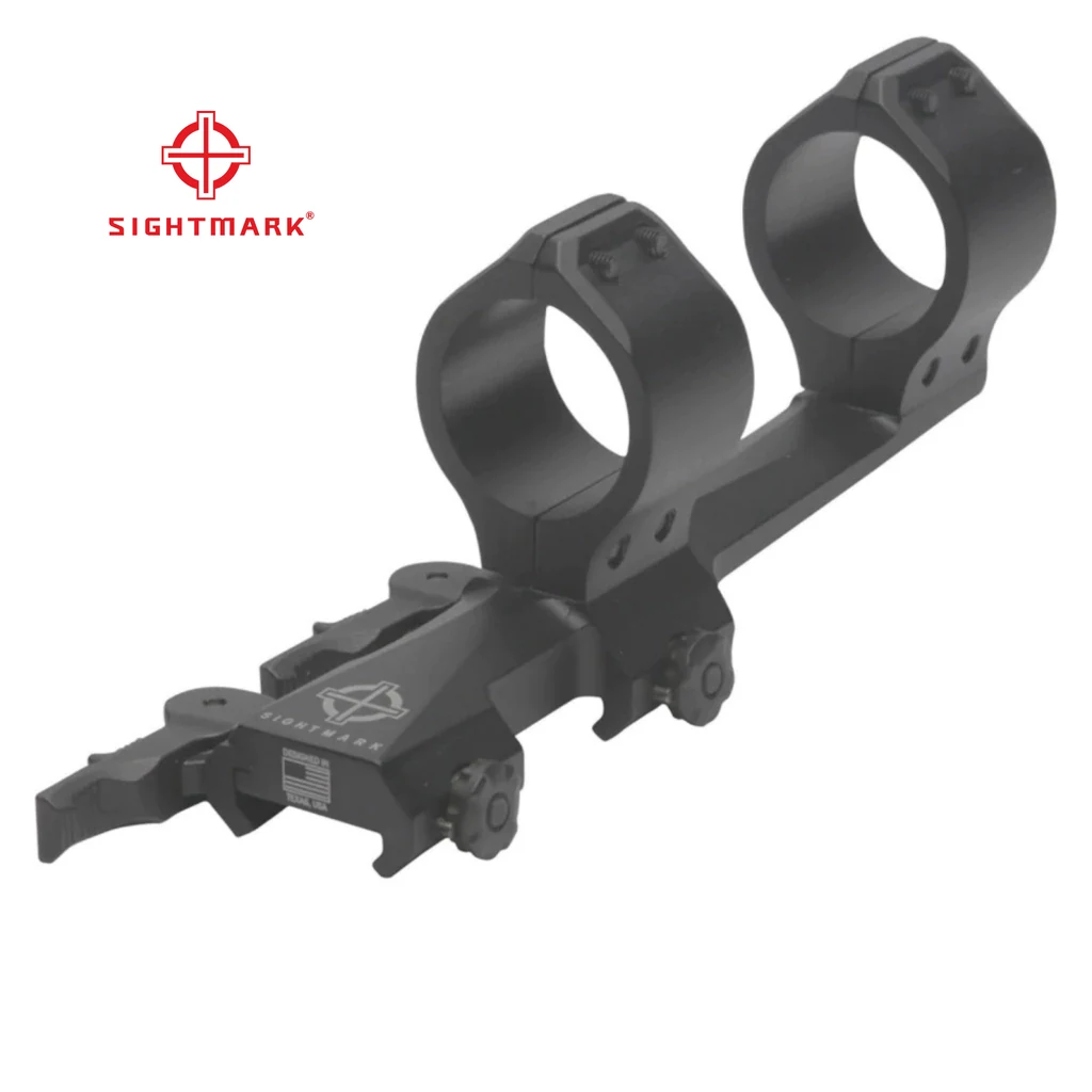 Mount Cantilever Sightmark SM34020 LQD, vista frontal dos anéis de 30mm
