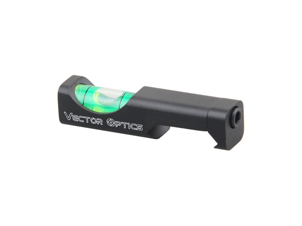 Nível de bolha Vector Optics para trilho Picatinny ou Weaver de 21 mm, em alumínio, com 51 mm de comprimento