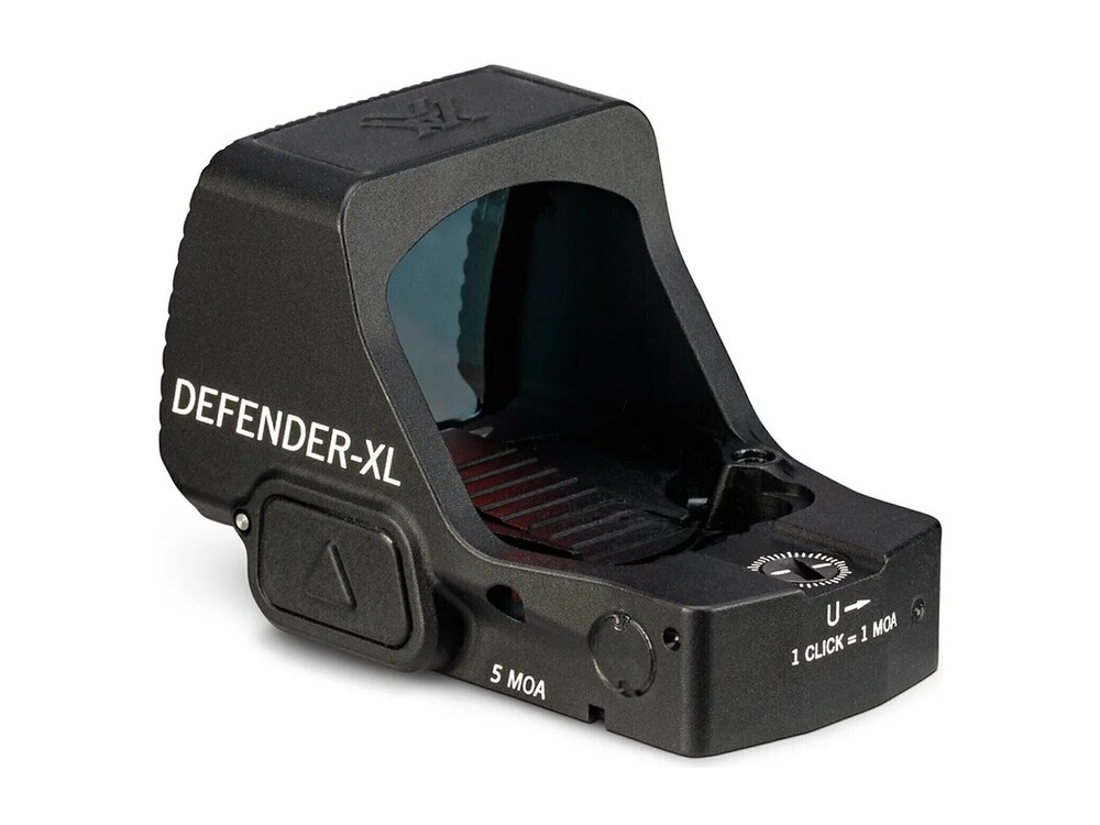 Red dot Vortex Defender-XL, janela grande, ponto de 5 MOA, footprint DeltaPoint Pro